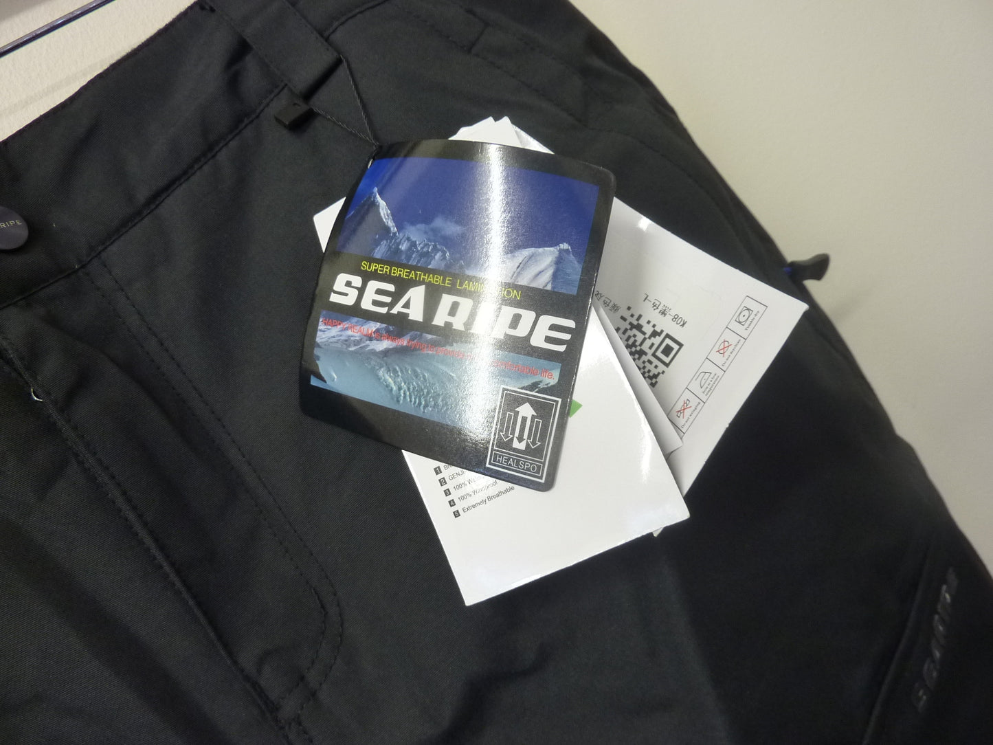 Searipe Snow Pants Black Large