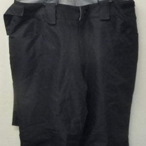 HOTIAN Snow Pants With Checkered Straps-BLACK-MEDIUM