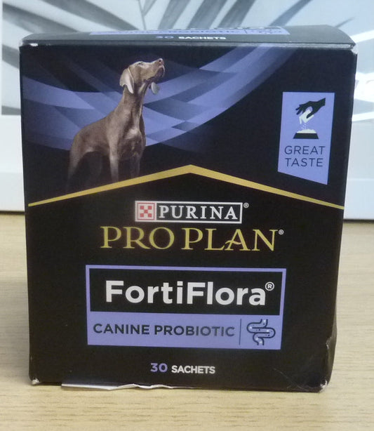 Purina ProPlan FortiFlora Canine Probiotic-30 Sachets NEW & SEALED