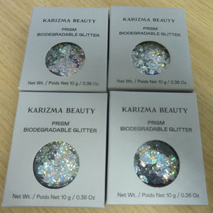 4 x Karizma Beauty Prism Biodegradable Glitter