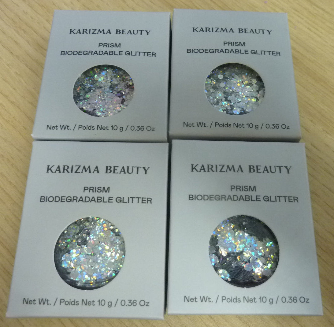 4 x Karizma Beauty Prism Biodegradable Glitter