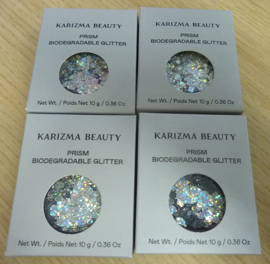 4 x Karizma Beauty Prism Biodegradable Glitter