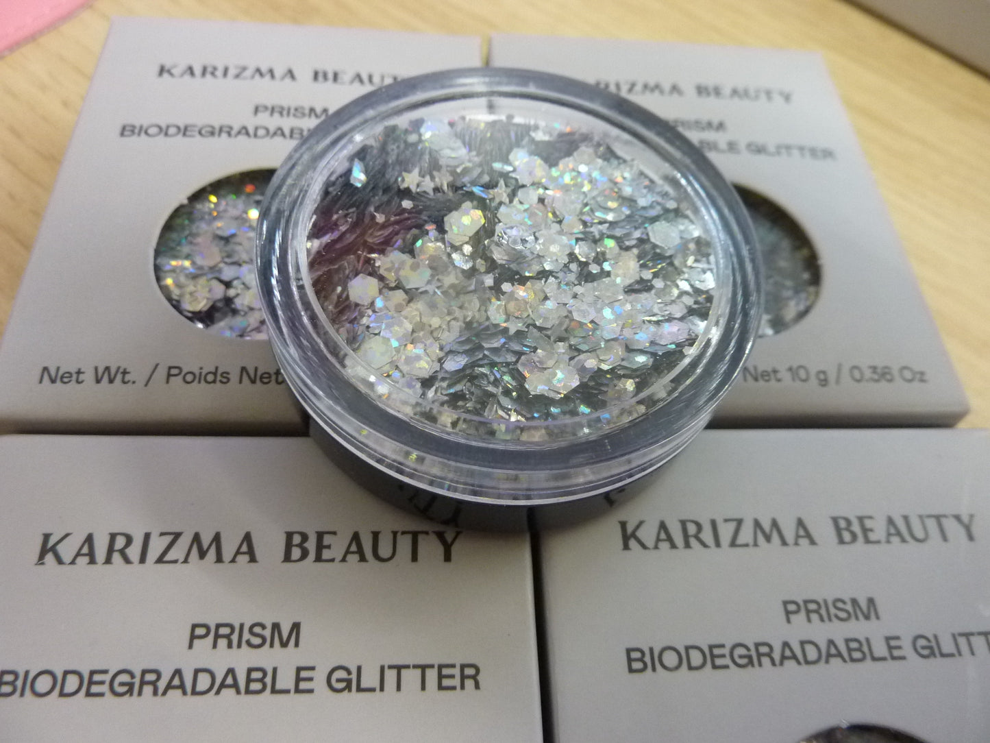 4 x Karizma Beauty Prism Biodegradable Glitter