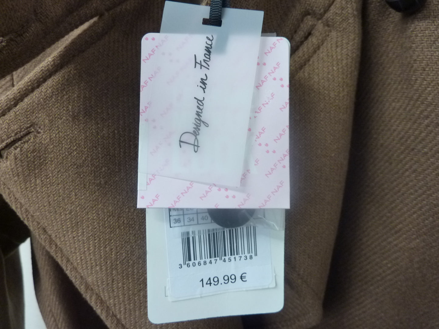 Naf Naf Women's ACHAMI UK6EU34 Coat