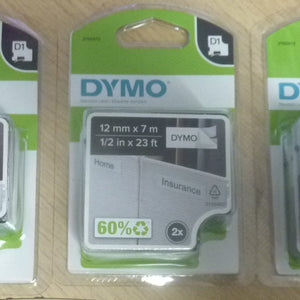 3 X D1 Dymo LabelManager Label Makers Labels