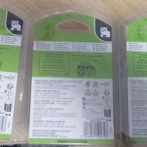 3 X D1 Dymo LabelManager Label Makers Labels