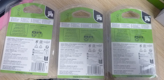 3 X D1 Dymo LabelManager Label Makers Labels