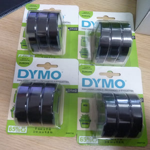 4 X DYMO Embossing Labels