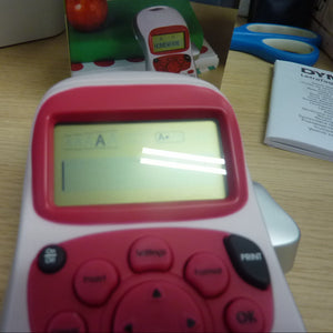 Dymo LetraTag LT-100H Handheld Label Maker-PINK