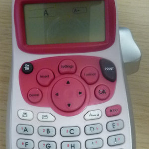 Dymo LetraTag LT-100H Handheld Label Maker-PINK