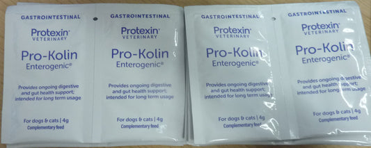 Protexin Veterinary Pro-Kolin Enterogenic Gut Health Sachets for Cats and Dogs, Chicken Flavour, 30 Sachets