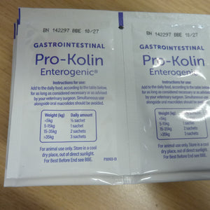 Protexin Veterinary Pro-Kolin Enterogenic Gut Health Sachets for Cats and Dogs, Chicken Flavour, 30 Sachets