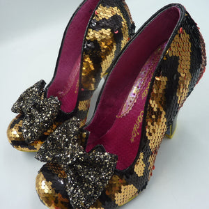 Irregular Iconic Choice Women's NICK OF TIME BLACK/GOLD + BALCK/PINK UK5/EU38 RRP:£90