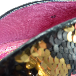 Irregular Iconic Choice Women's NICK OF TIME BLACK/GOLD + BALCK/PINK UK5/EU38 RRP:£90