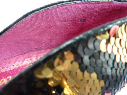 Irregular Iconic Choice Women's NICK OF TIME BLACK/GOLD + BALCK/PINK UK5/EU38 RRP:£90