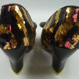 Irregular Iconic Choice Women's NICK OF TIME BLACK/GOLD + BALCK/PINK UK5/EU38 RRP:£90