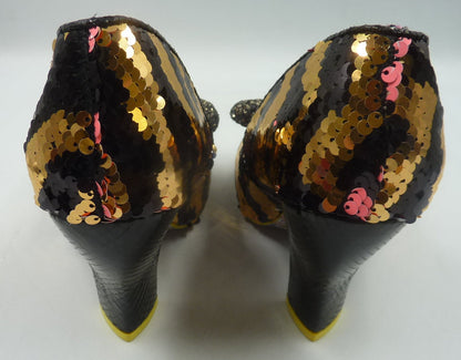 Irregular Iconic Choice Women's NICK OF TIME BLACK/GOLD + BALCK/PINK UK5/EU38 RRP:£90