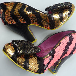 Irregular Iconic Choice Women's NICK OF TIME BLACK/GOLD + BALCK/PINK UK5/EU38 RRP:£90