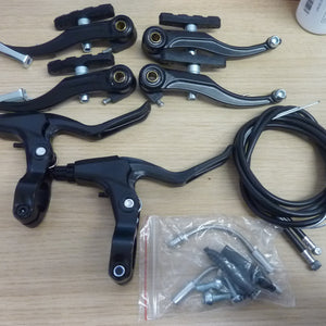 Complete Bike Brake Set-Black
