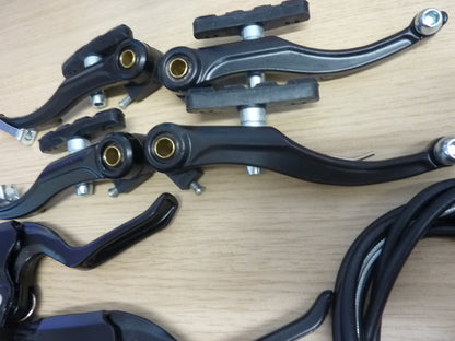 Complete Bike Brake Set-Black