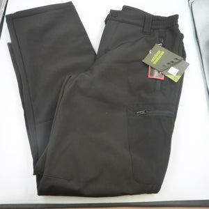 Outdoor Ventures Womens Winter Softshell Trousers-UK12 SHORT-BLACK