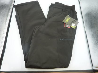 Outdoor Ventures Womens Winter Softshell Trousers-UK12 SHORT-BLACK
