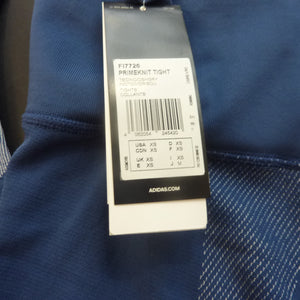 Adidas Women's Primeknit Tight Tights-UK XS BLUE