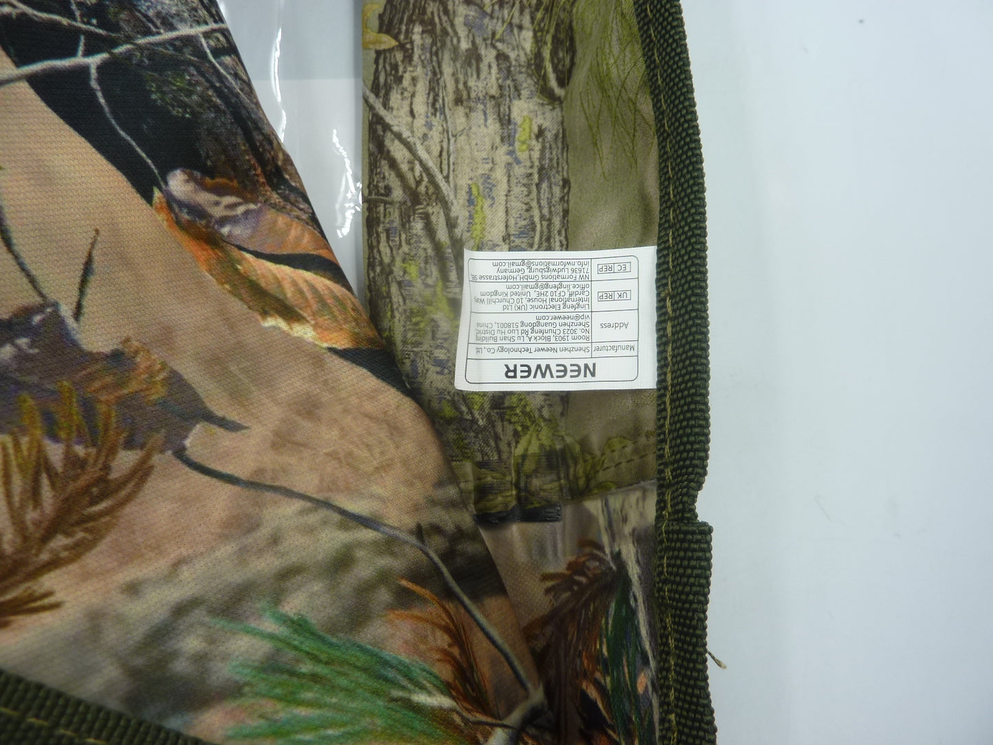 NEEWER PB020 Large Waterproof Rain Cover for Camera Camo