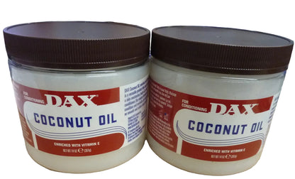 2 X DAX Coconut Oil 397G EACH TUB