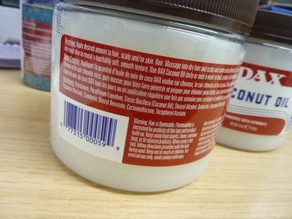 2 X DAX Coconut Oil 397G EACH TUB