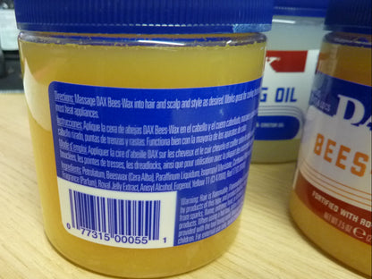 2 x DAX Bees Wax 213G EACH TUB