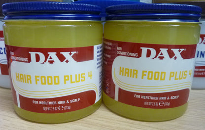 2 X DAX Hair Food Plus 4- 213G EACH TUB