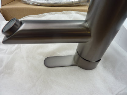 Basin Mixer Tap Gun Metal Grey set