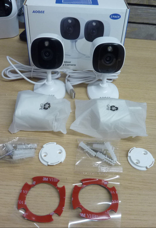 AOQEE Indoor Security Camera 2 Pack