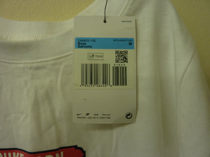 Nike Boys London T-Shirt White- Medium
