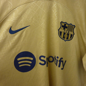 Nike FC Barcelona 22/23 Away Stadium SS Shirt With Sponsor-MEDIUM