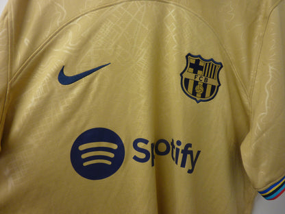 Nike FC Barcelona 22/23 Away Stadium SS Shirt With Sponsor-MEDIUM