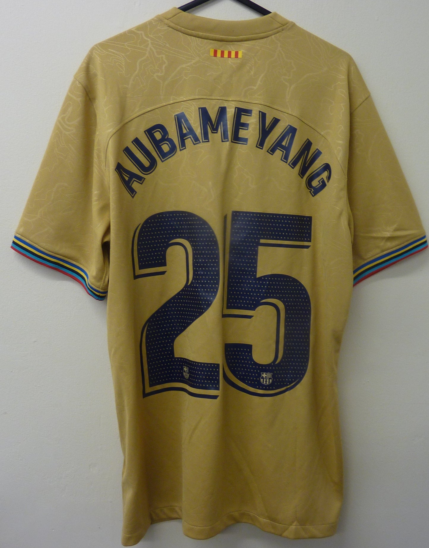 Nike FC Barcelona 22/23 Away Stadium SS Shirt With Sponsor-MEDIUM