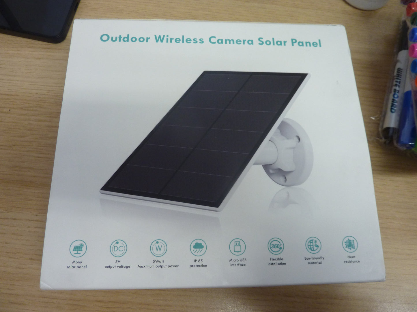 Outdoor Wireless Camara Solar Panel Solar Panel for Home Security Camera