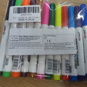 2 X 12PK JIAWEI WHITEBOARD ACRYLIC MARKER PENS