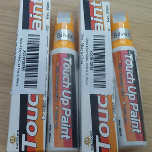 2 X Silver Car Touch Up Paint Pen 0.8oz 2-in-1 Scratch Repair Fill & Paint Quick