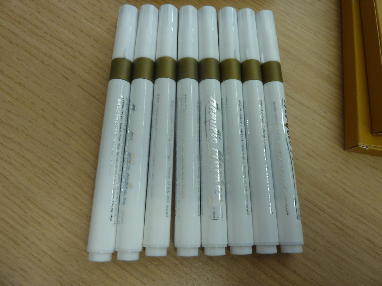MZH Art Acrylic Gold Markers-8pk