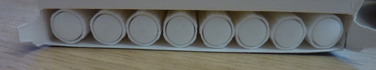 White Markers, 8 Pack Fine Tip Acrylic 2mm Tip