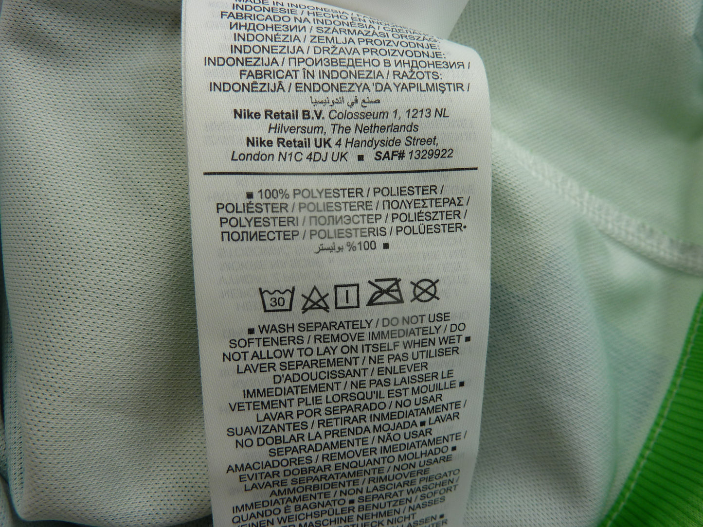 Nike football L.F.C. T-shirt #27 Darwin XL KIDS