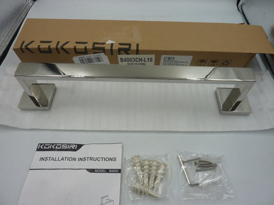 KOKOSIRI 16" Towel Rail Polished Chrome