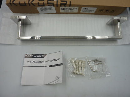 KOKOSIRI 16" Towel Rail Polished Chrome