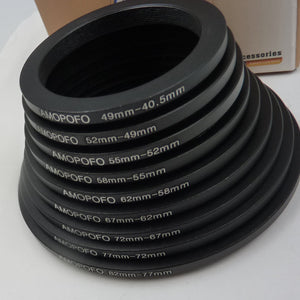 Amopofo 9PC Step Down Rings 82-40.5mm