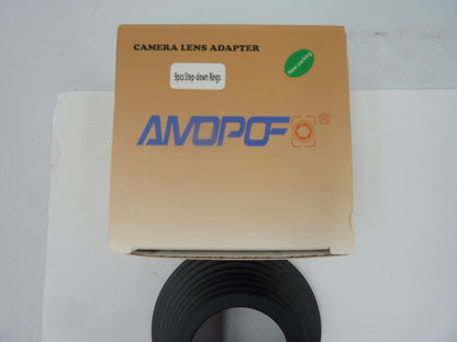 Amopofo 9PC Step Down Rings 82-40.5mm