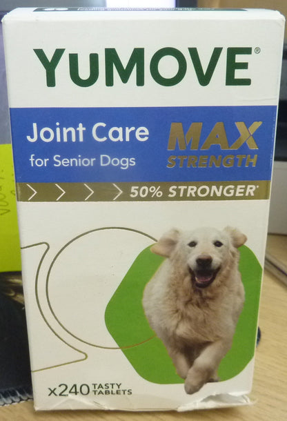 YuMOVE Max Strength Joint Care for Senior Dogs 240