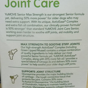 YuMOVE Max Strength Joint Care for Senior Dogs 240